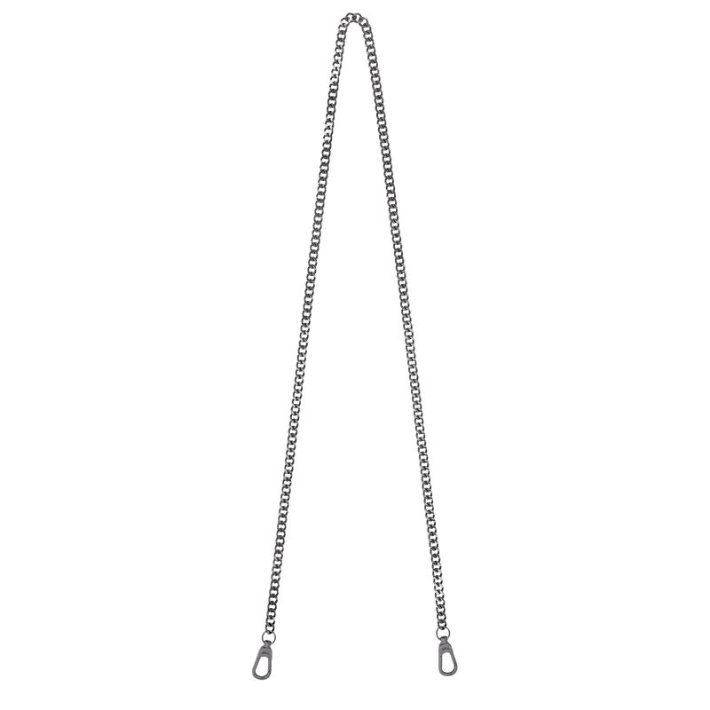 long champ chaÎne Metal Naisten Shoulder Straps Mustat Metal | FIWN8010