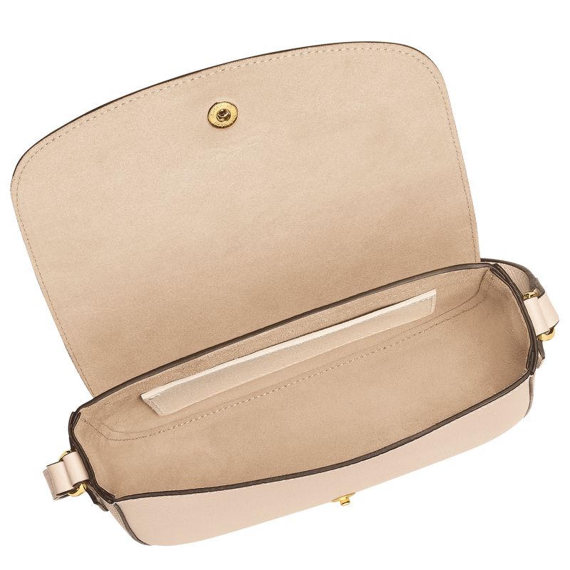 long champ Épure S Leather Naisten Crossbody Laukut Paper | FIDF8984