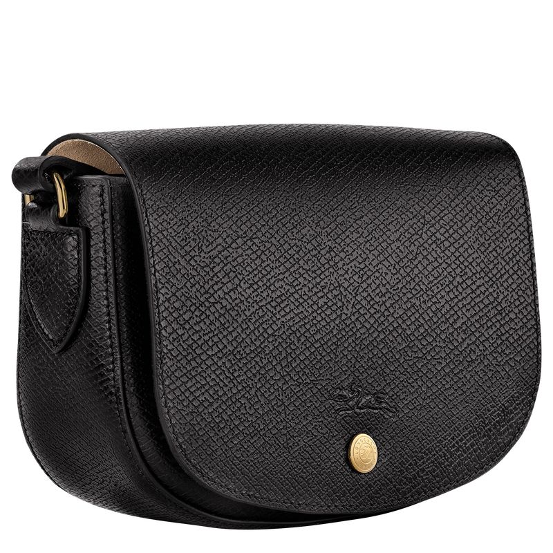 long champ Épure S Leather Naisten Crossbody Laukut Mustat | FIHA8981