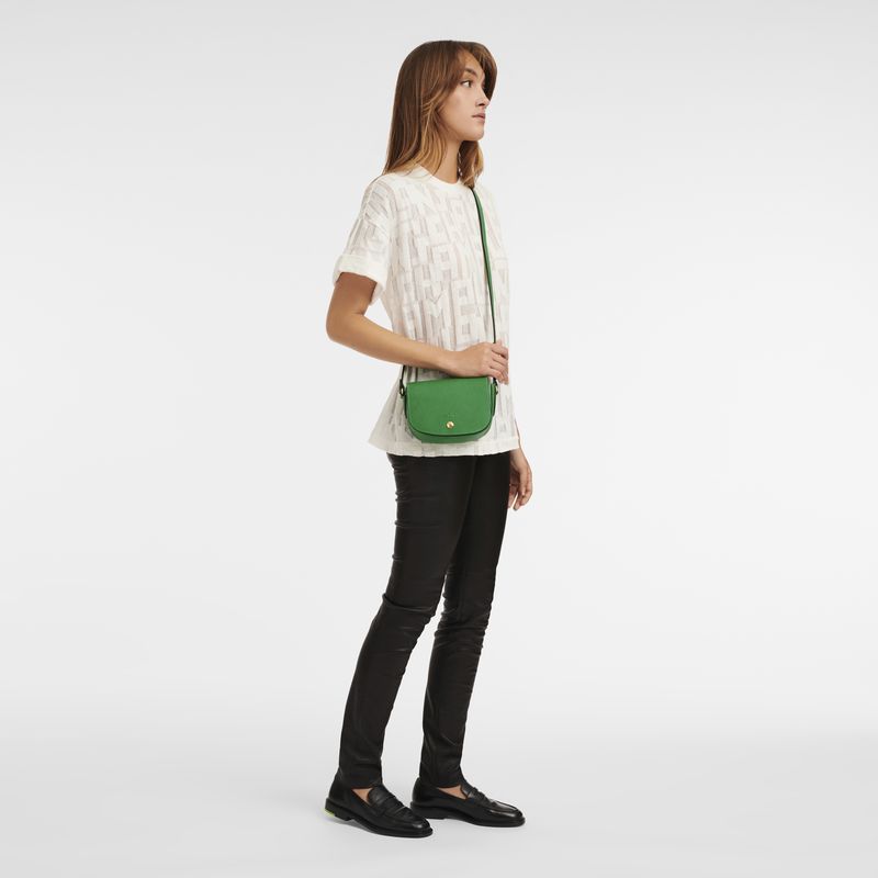 long champ Épure XS Crossbody Leather Naisten Mini Laukut Vihreä | FIHA9345