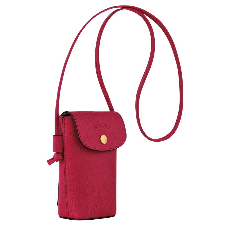 long champ Épure with leather lace 1 Leather Naisten Kuori Magenta | FIEB8422