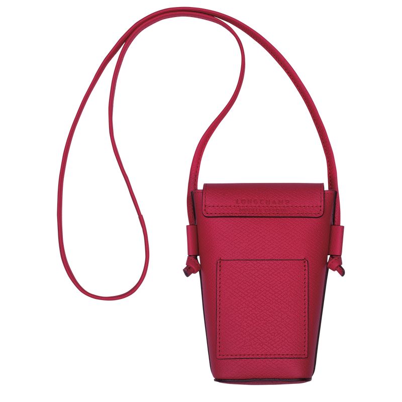 long champ Épure with leather lace 1 Leather Naisten Kuori Magenta | FIEB8422