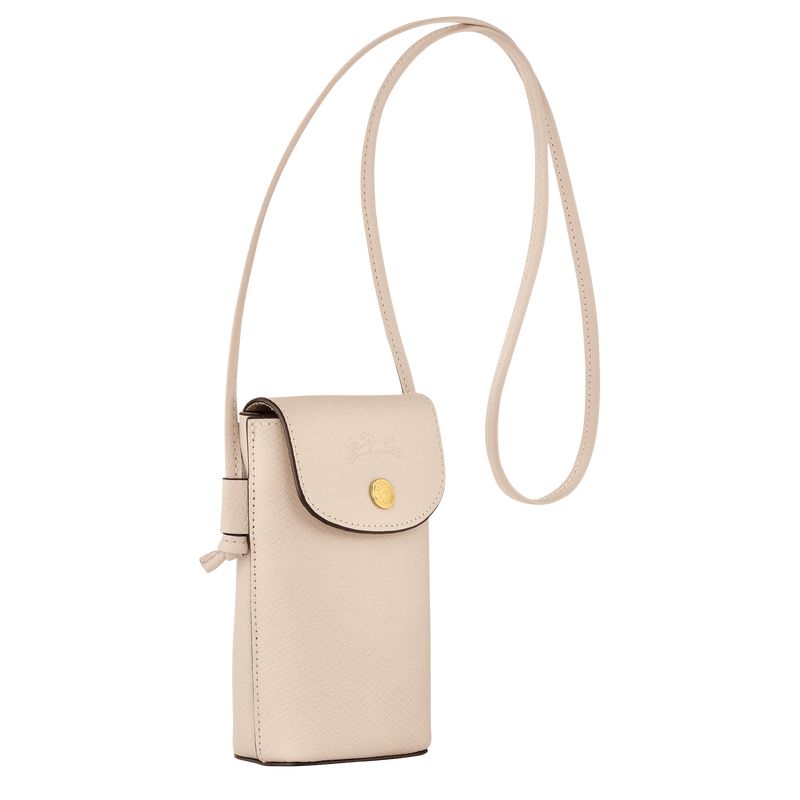 long champ Épure with leather lace 1 Leather Naisten Kuori Paper | FIRV8421