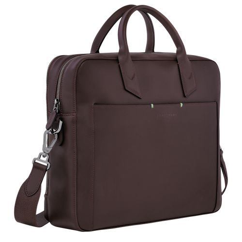 long champ sur Seine M Leather Miesten Salkku Mocha | FIJP7609