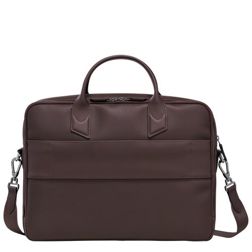 long champ sur Seine M Leather Miesten Salkku Mocha | FIJP7609