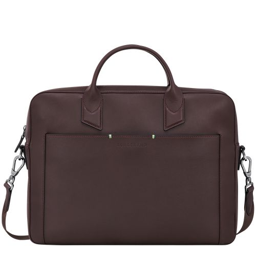 long champ sur Seine M Leather Miesten Salkku Mocha | FIJP7609